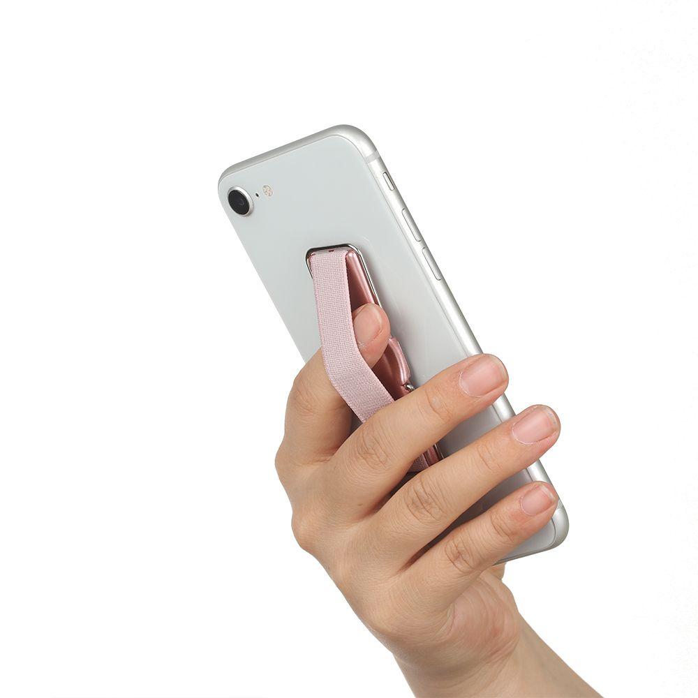 Universal Elastic Finger Strap Mobile Phone Holder Grip for Mobile Phone iPhone iPad Tablet Adhesive Sticky Pad Holder Stand