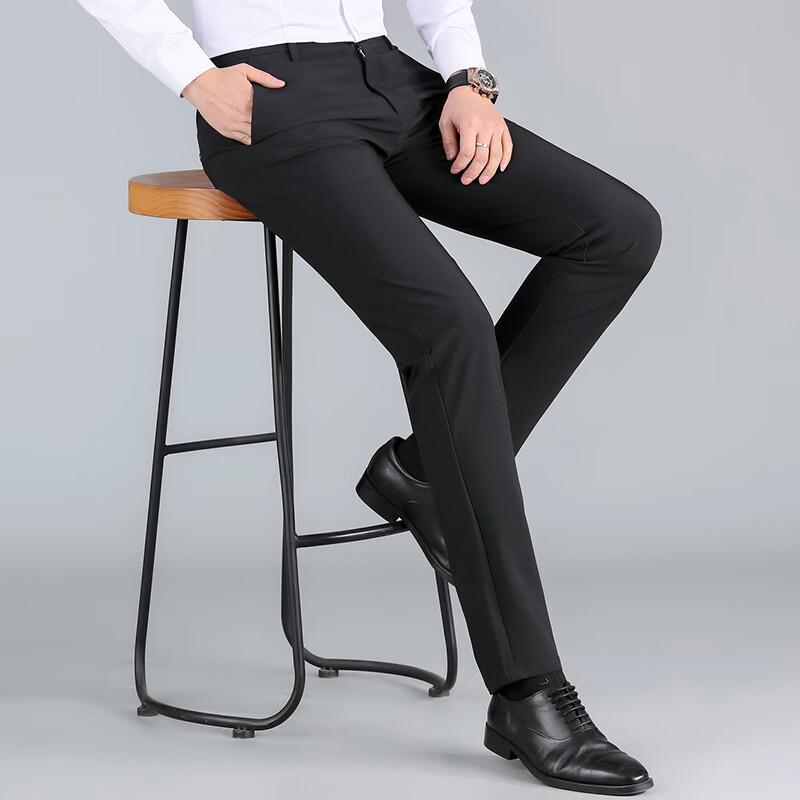 

Firstview Men s Slim Business Casual Trousers FV24D1396 32