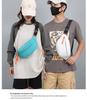 Men's Wear-Resistant Crossbody Bag: Trendy, Simple, Sports-Style Mobile Waist & Chest Bag
