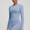 Womens Lightweight Yoga Jacket Breathable Fitness Top Long Sleeve Stretch Workout Outerwear