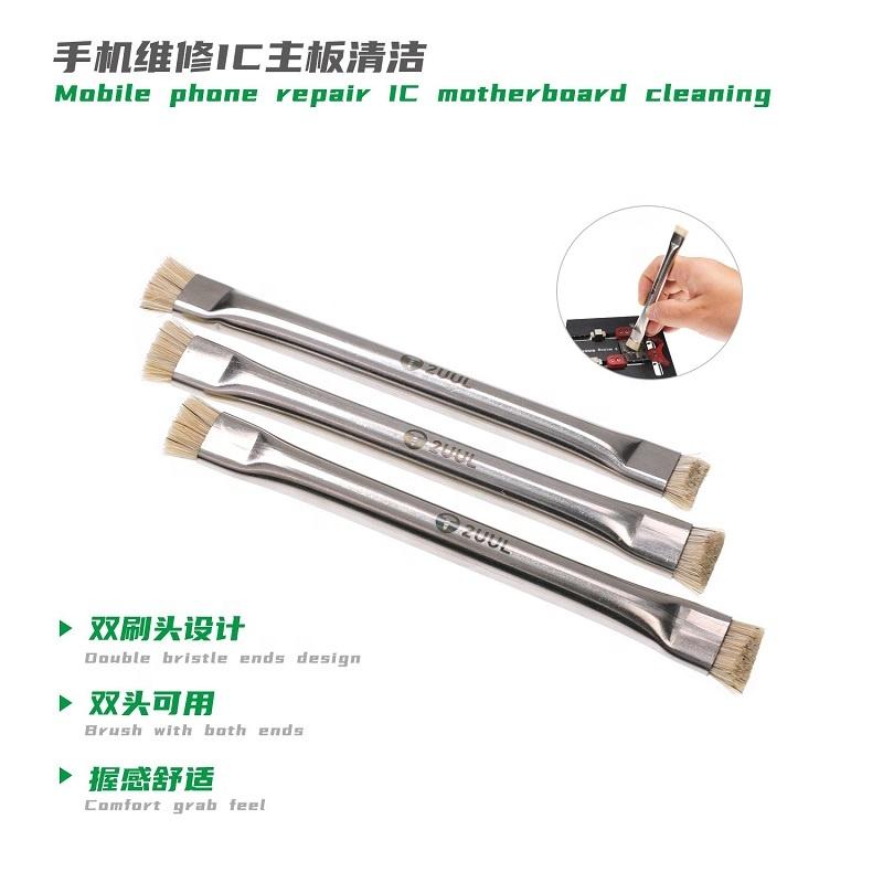 High-Temperature Anti-Static Double Head Cleaning Brush for Mobile Phone PCB BGA Repair Industrial & DIY Customizable