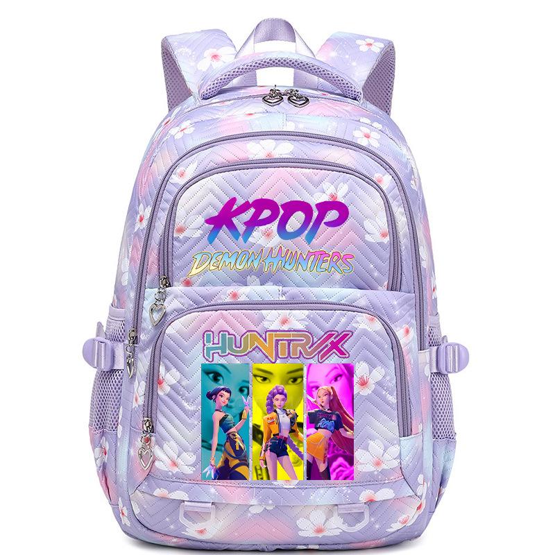 

KPop Мисливці на Демонів Підлітки Рюкзак Huntrix Студентський Шкільний Рюкзак Хлопчик Дівчинка Велика Місткість Дитячий Рюкзак 2