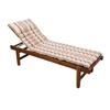 Coussin de sol ou Bain de soleil Rayure orange 60 x 180cm