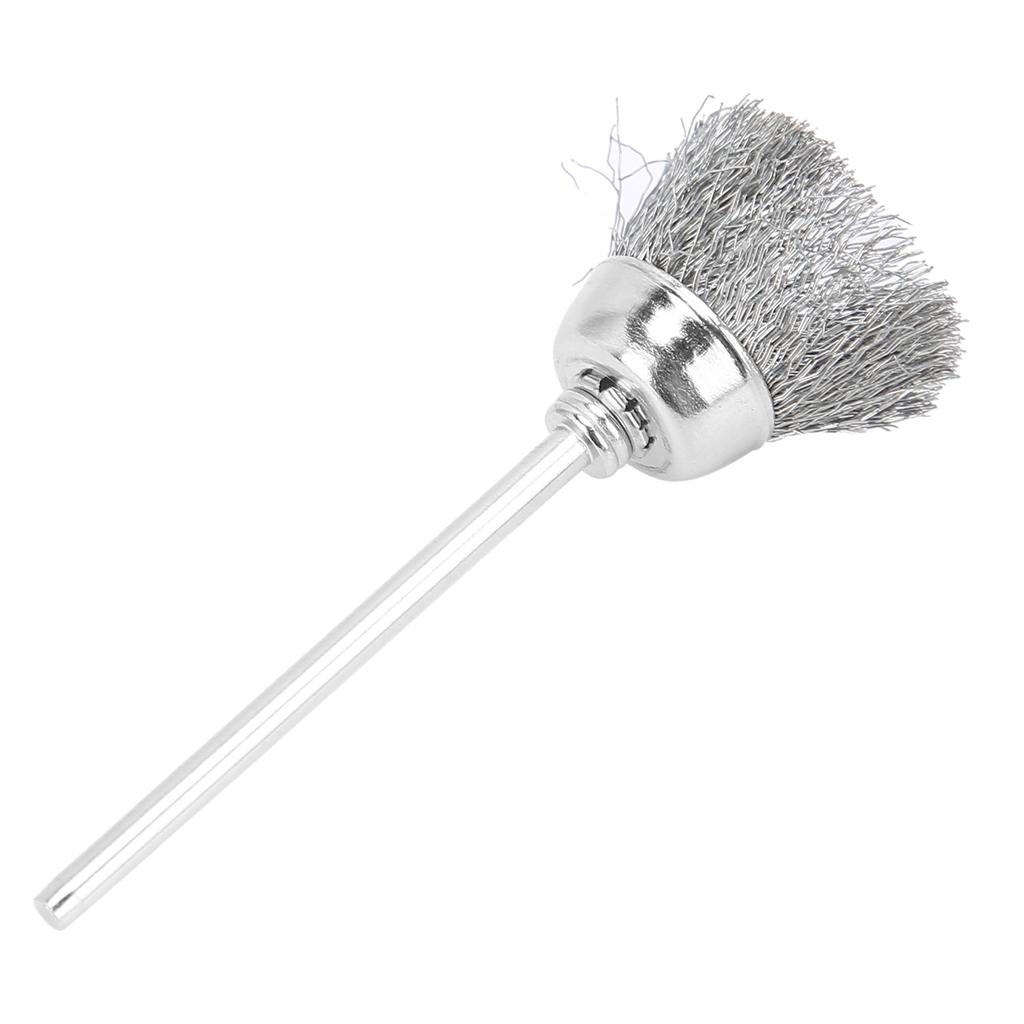 Brass Wire Nail Drill Bit Cleaning Brush Nail Polishing Head Cleaner Manicure Tool Accessory