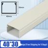 Aluminum Square Wire Trunking with Concealed Metal Clip Cover