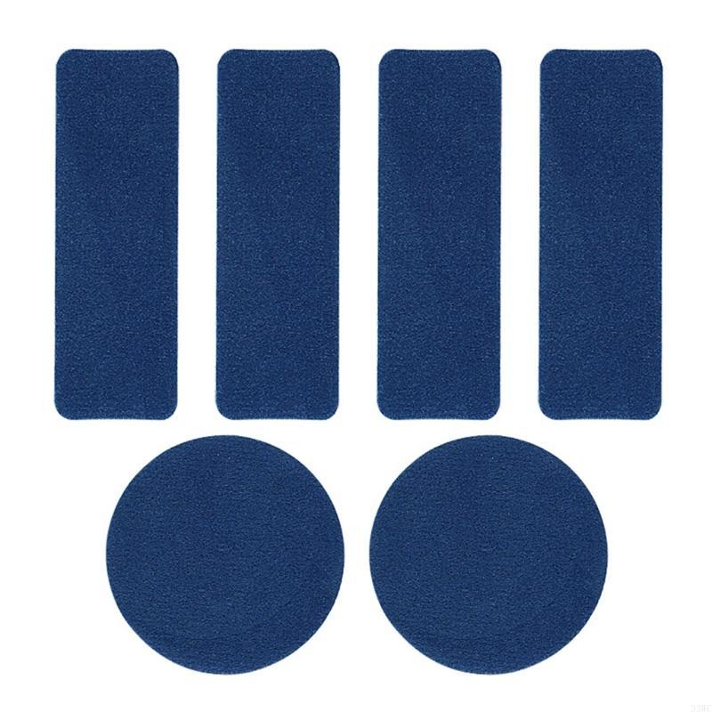 6 Stück Schuhreparaturflicken Klebend Sneaker Reparaturflicken Quadratisch Rund Schuhlochvermeidung Reparaturflicken Einfache Anwendung