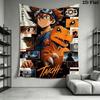 Digimon Heroes Epic Battles Await Tapestry Fashion Print Background Cloth Wall Covering Decoration Atmospheric Background Cloth Home Decor