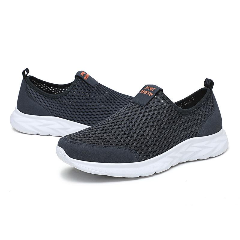 Summer Gen Mesh Casual Slip-On Plus Size Men's Sports Shoes