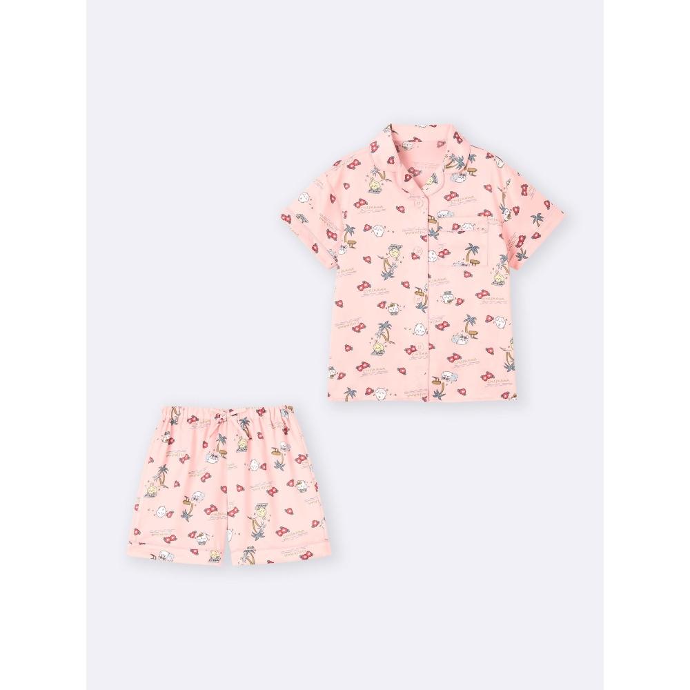 Gu By Uniqlo Kids  Unisex  Satin Pajamas Chiikawa