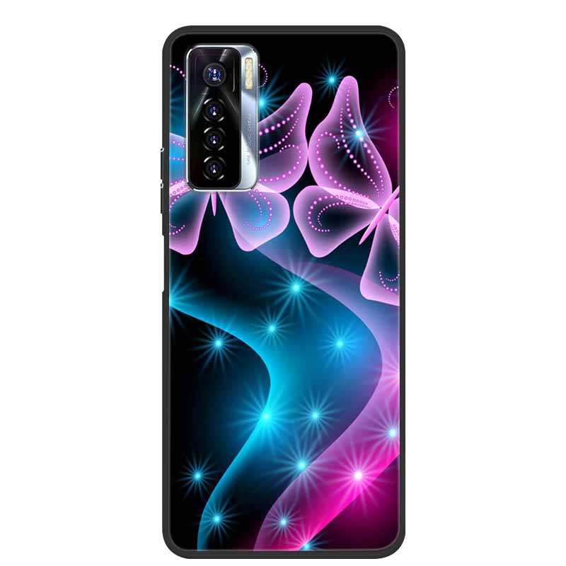 For Tecno Camon 17 Pro Cases 17P 17 Soft TPU Silicone Phone Cover for Tecno Camon 17P Back Cover Bumper Fundas Camon17 CG7n Capa