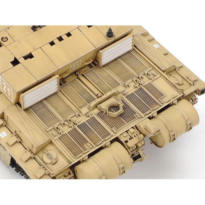 Tamiya 1/35 Military Miniature Series No.274 British Army Main Battle Tank Challenger 2 Iraq War Version Plastic Model 35274 Sand Color (x