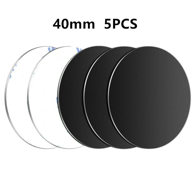 Magnetisk metallplate for biltelefonholder Universell jernplate Disk Klistremerke Feste Mobiltelefon Magnetstativ For alle smarttelefoner