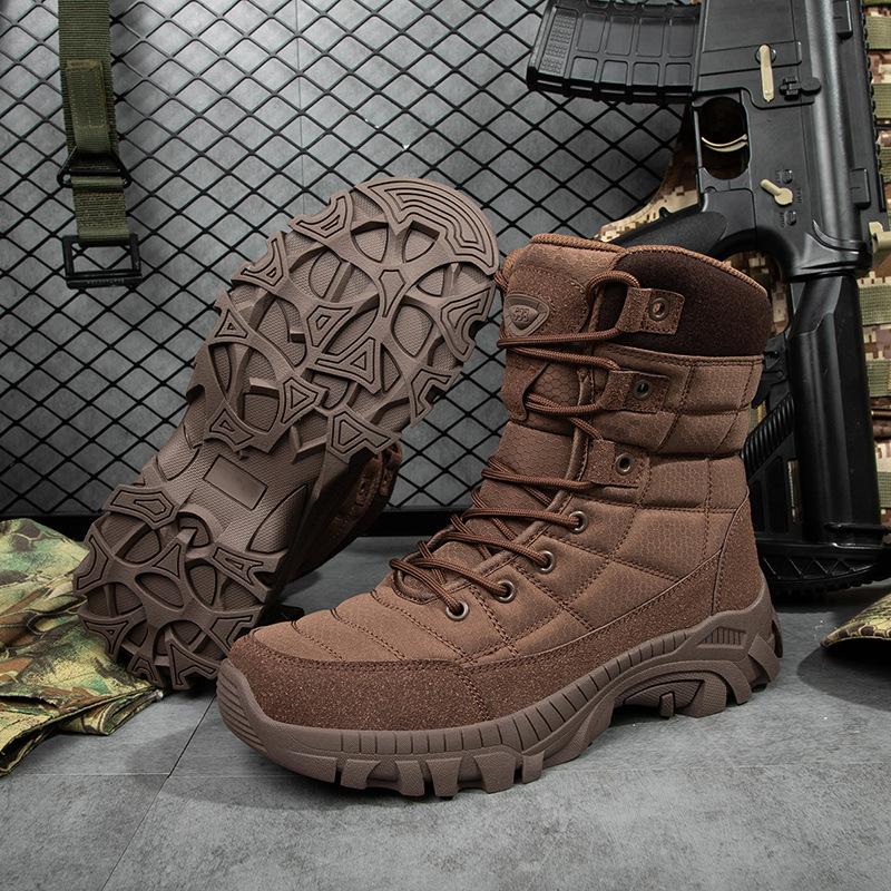 Outdoor hikers large size combat boots field training tactical boots high top new autumn and winter