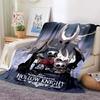 Hollow Knight Fashion Digital Printed Pattern Thin Blanket Flannel Blanket Portable Home Travel Office Lunch Break Blanket
