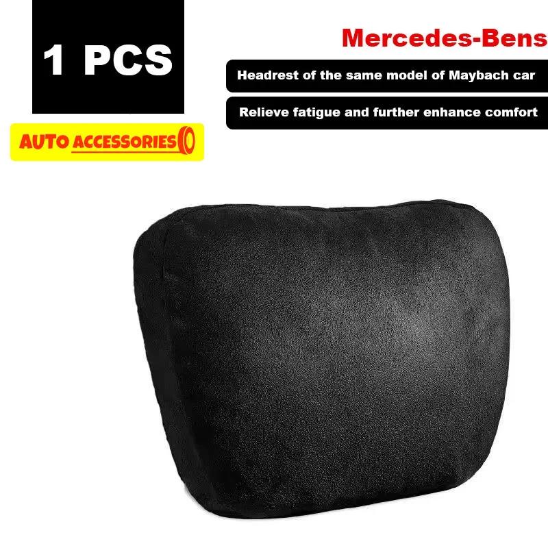 New Car Headrest Neck Support Seat / Maybach Design S Class Soft Universal Adjustable Car Pillow Neck Rest Cushion High Quality