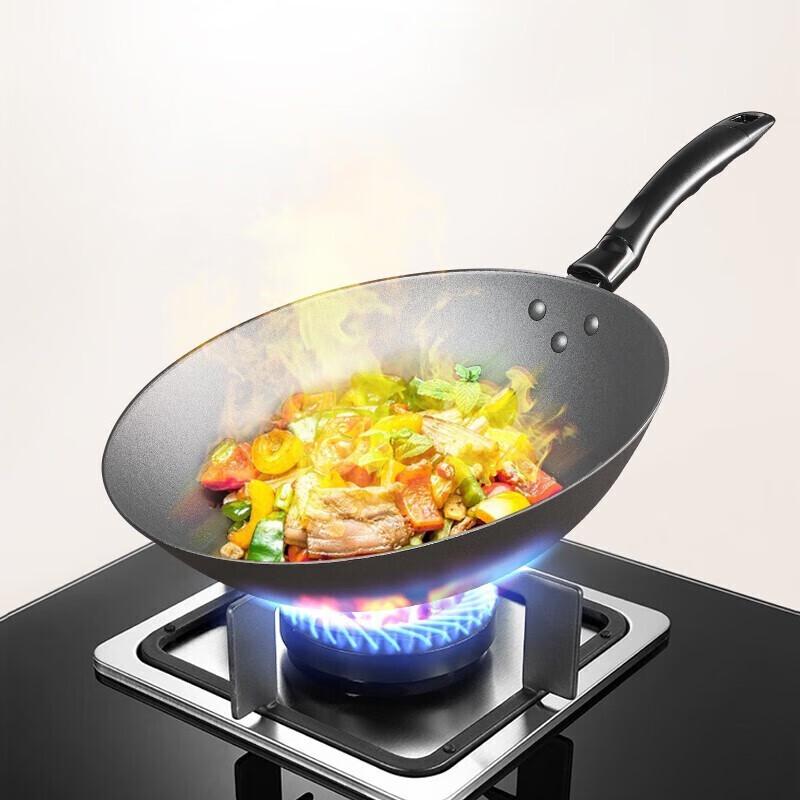 Supor 30cm Good Helper Refined Cast Iron Wok