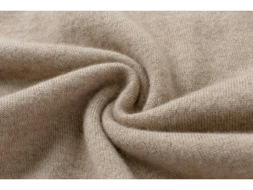 100% Pure Cashmere Autumn/Winter 2025 High-Waist Knitted Wide-Leg Pants for Women - Slimming, Versatile, Floor-Length