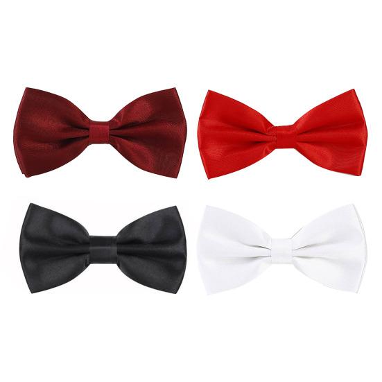 Herren Fliege Einfarbige Abnehmbare Fliege Verstellbare Passform Anzüge Hemden Fliege Hochzeiten Partys Geschäftsreisen Accessoire