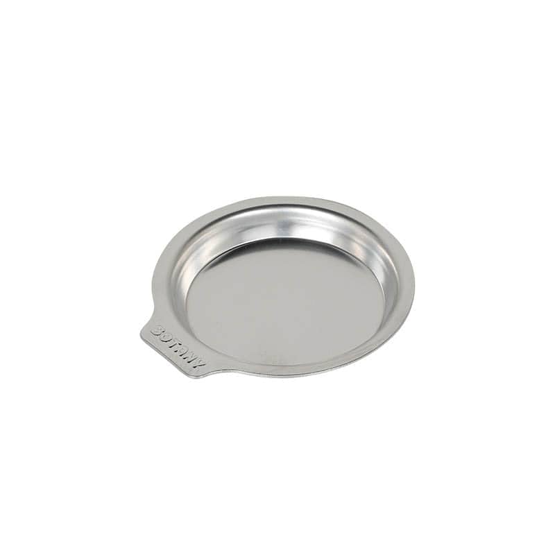 Dulton Aluminum Pot S with Saucer BOTANY Pot Planter with Saucer and Drain Hole Height 112mm Diameter 105mm No. 3.5 NB-0462S