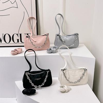 Design de Nicho Textura Suave Bolsa Pequena com Corrente para Mulheres na Primavera Nova Moda Quadrada Pequena Transversal para Mulheres