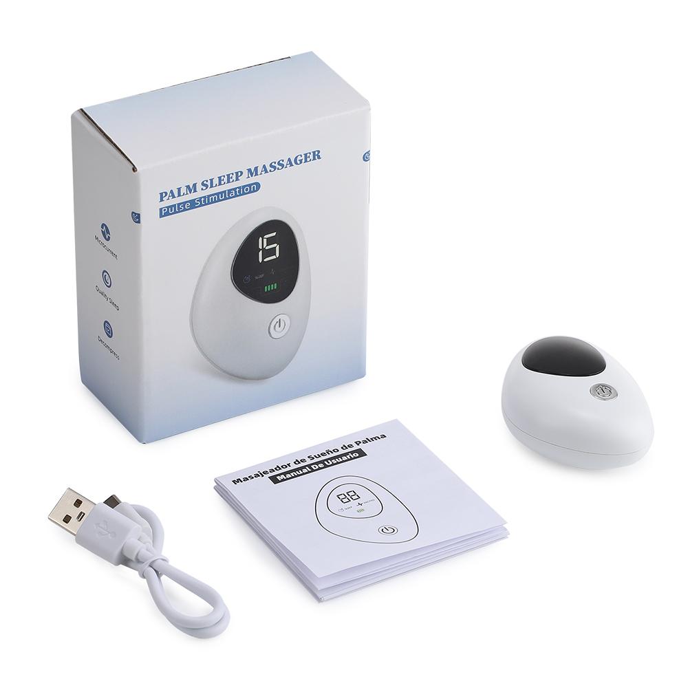 

15 Gear Microcurrent Sleep Aids Handheld Hypnosis Instrument Night Anxiety Pressure Relief Nerves Soothe Help Sleeping Device белый