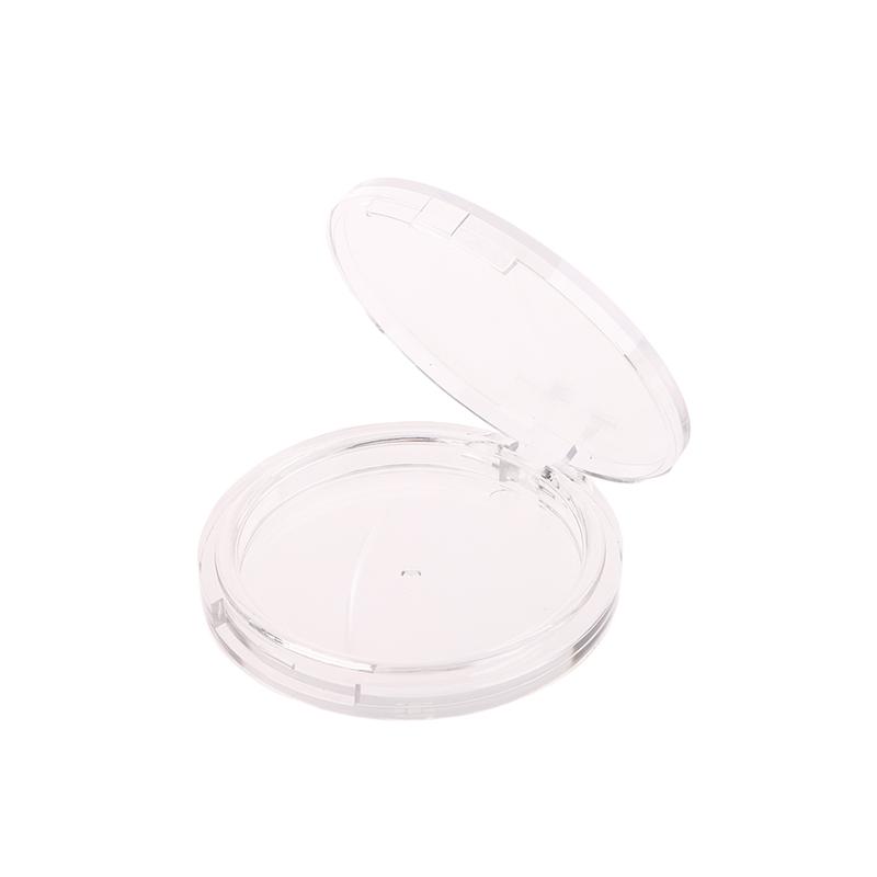 

8,5 мл пустая одинарная прозрачная круглая коробка для румян сменная коробка для пудры с алюминиевой кастрюлей внутренний диаметр 59 мм as the picture