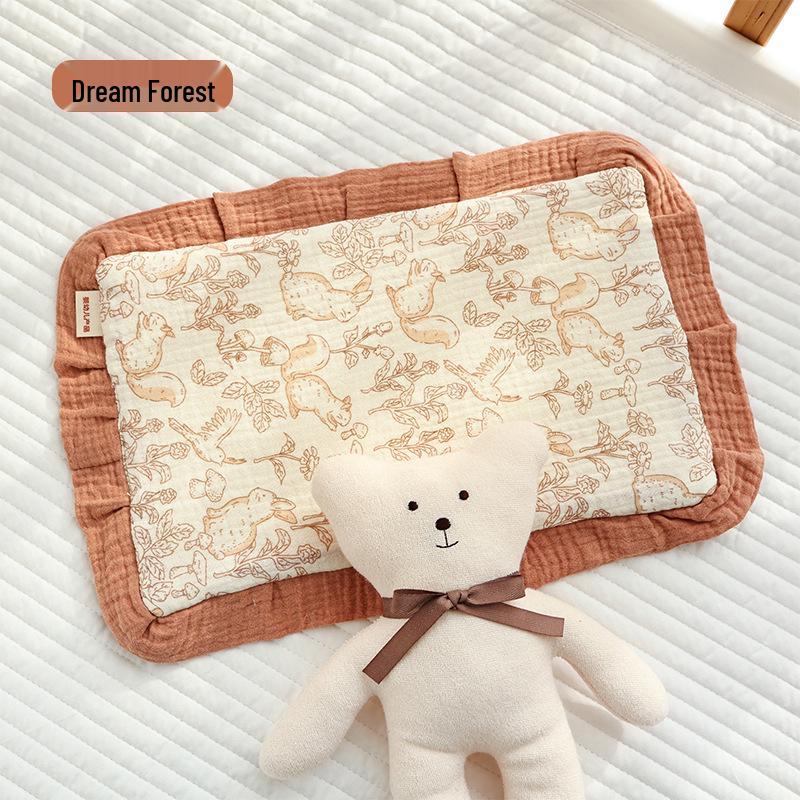 A-Grade Pure Cotton Cloud Pillow for Newborns - Soft & Comforting for All Seasons