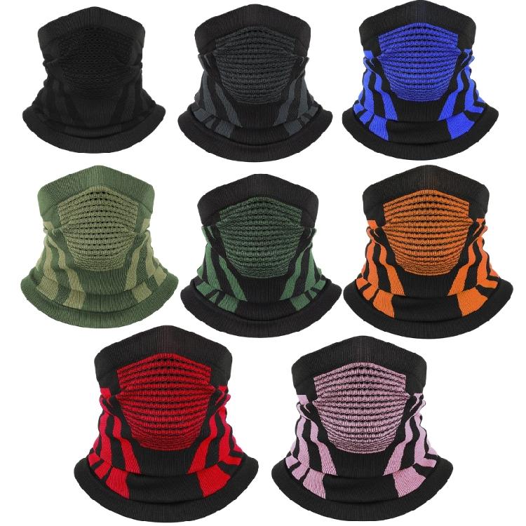 Soft Neck Warmer Cold Weather Half Balaclava Scarf for Skiing Hiking Sport Gear