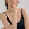 Curved Stick Chain Bracelet