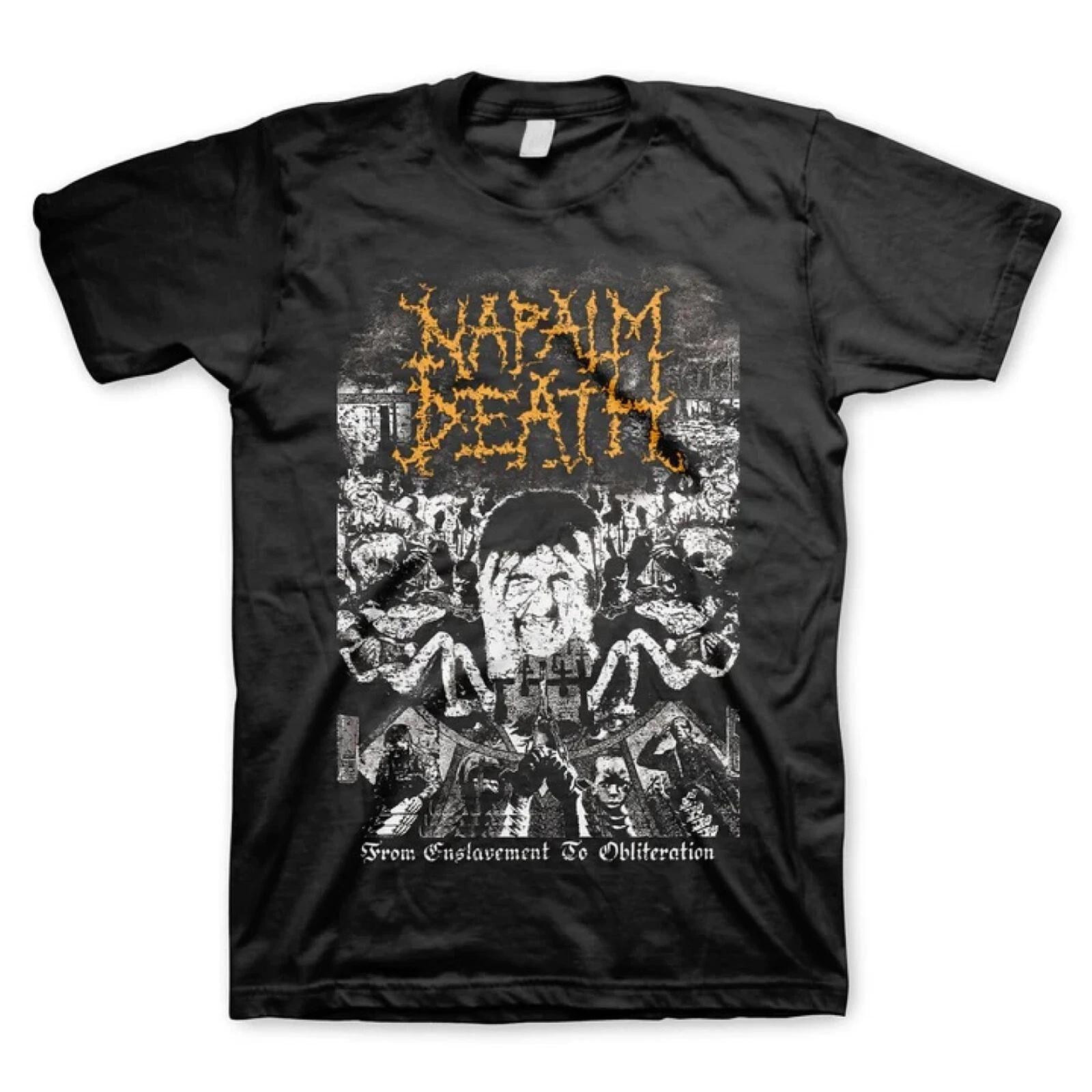 NAPALM DEATH cd cvr FROM ENSLAVEMENT TO OBLITERATION Official SHIRT LRG new M