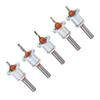 5pcs Carbide Tipped Tapered Countersink Bit Alloy Steel Counterbore Drill Bit  Woodworking