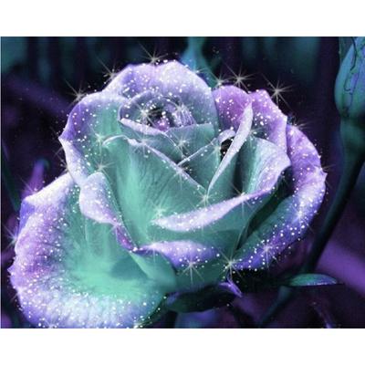 5D Diy Diamant Malerei Lila Rose Diamant Stickerei Kreuzstich Home Decor Handgemachte Geschenke