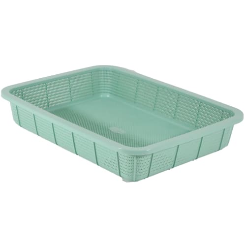 

Sekisui Large Shallow Square Basket, Green, K5412G-GN