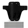 2Pcs Mountain Bike Mudguard 3D Carbon Fiber Twill MTB Fender Front/Rear Tire Wheel Universal Suitable For Disc Brake Bicycle