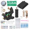 Complete Tattoo Kit Professional Tattoo Starter Kit Coil Machine 10 Ink Grommet Tattoo Supplies for