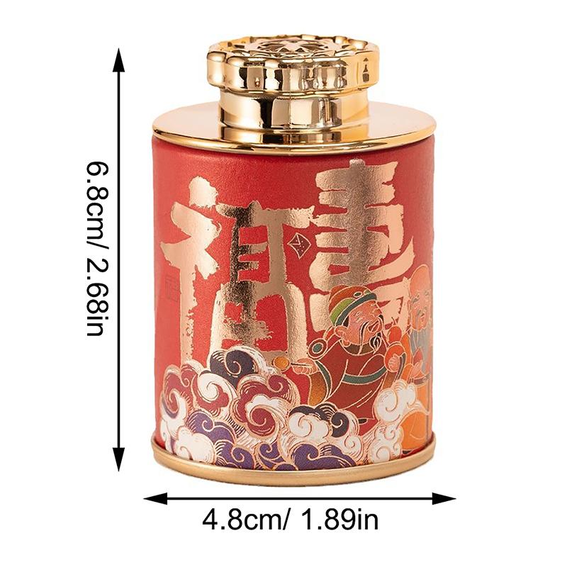 Mini Portable Black Tea Green Tea Airtight Smellugar Coffee Caddy Organizer Travel Container Sealed Can Tea Jar Storage Boxes
