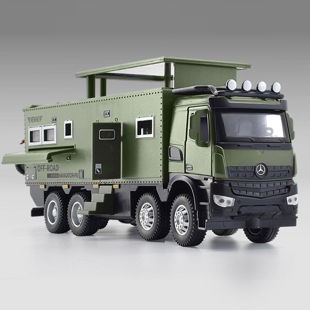 1/24 NOMADISM NAVIGATOR Benz 8X8 Alloy Die Cast Toy Car Model Sound and Light Children's Toy Collectibles Birthday Gift
