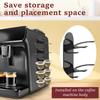 4Pcs Side Mount Coffee Pod Holder Space Saving Capsule Organizer Wall or Machine Mounted Storage Rack with Adhesive for Home
