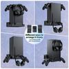 Wall Mount for Xbox Series X, Wall Mount Kit for Xbox Series X with 2 Controller Holder & Headphone Hook, Integrated and Heat Ventilation Design,