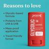 JAQUILINE USA Glycolic Sunstick SPF 70 PA++++ | Non-Greasy Sunscreen Stick | UVA/UVB Protection | Hydrating & Nourishing with Glycolic Acid & Cer