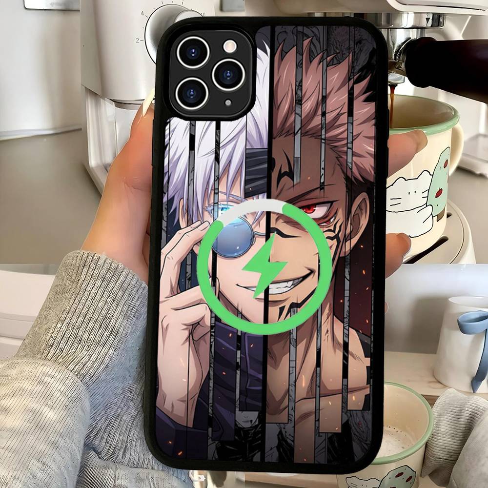 Supernatural Anime Jujutsu Kaisen For Magsafe Case For IPhone 17 16 Pro Max 15 14 Plus 13 12 11 Wireless Charging Phone Cover