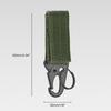 Professional Carabiner Keychain Keeper Key Holder Belt Key Keeper Webbing Tactic Hook Clip Belt Key Chain Loop Key Clips