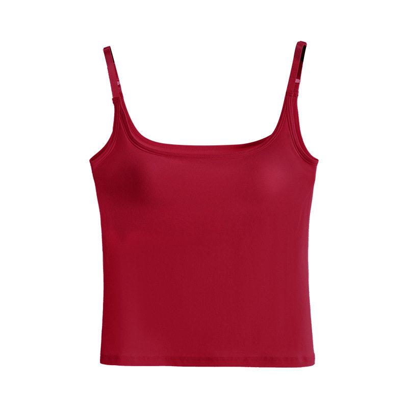 Women's Camisole with Built-in Bra, Padded Cups, Backless Design, Sleeveless Option, Wear as Outerwear or Base Layer