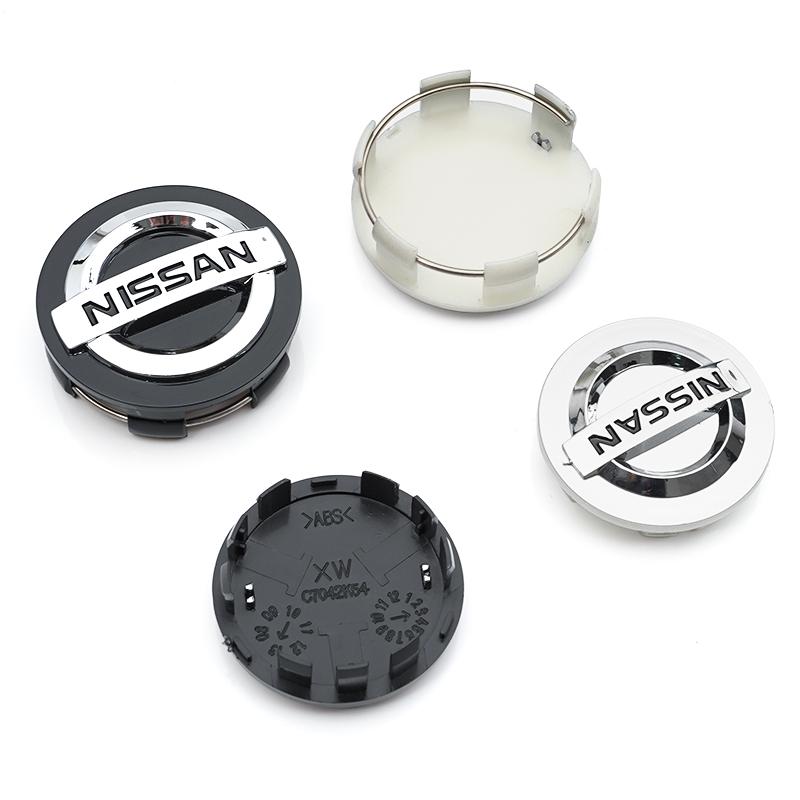 4Pcs 54mm 60mm Car Emblem Wheel Center Cover Stickers Hub Cap For Nissan Sylphy N7 Teana Qashqai Note J10 J11 Navara Juke Patrol