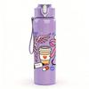1PC Medical Nurse Tool Graphic,750ml Color Plastic Sports Water Bottle,Leakproof Flip Straw Lid,Suitable for Sports Office Home Use