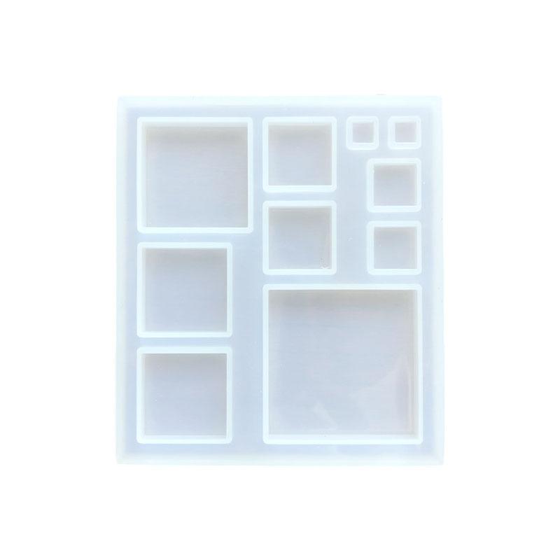 DIY Crystal Epoxy Resin 3D Square Multi-Specification Silicone Mold For Decorating Jewelry Making Accessories