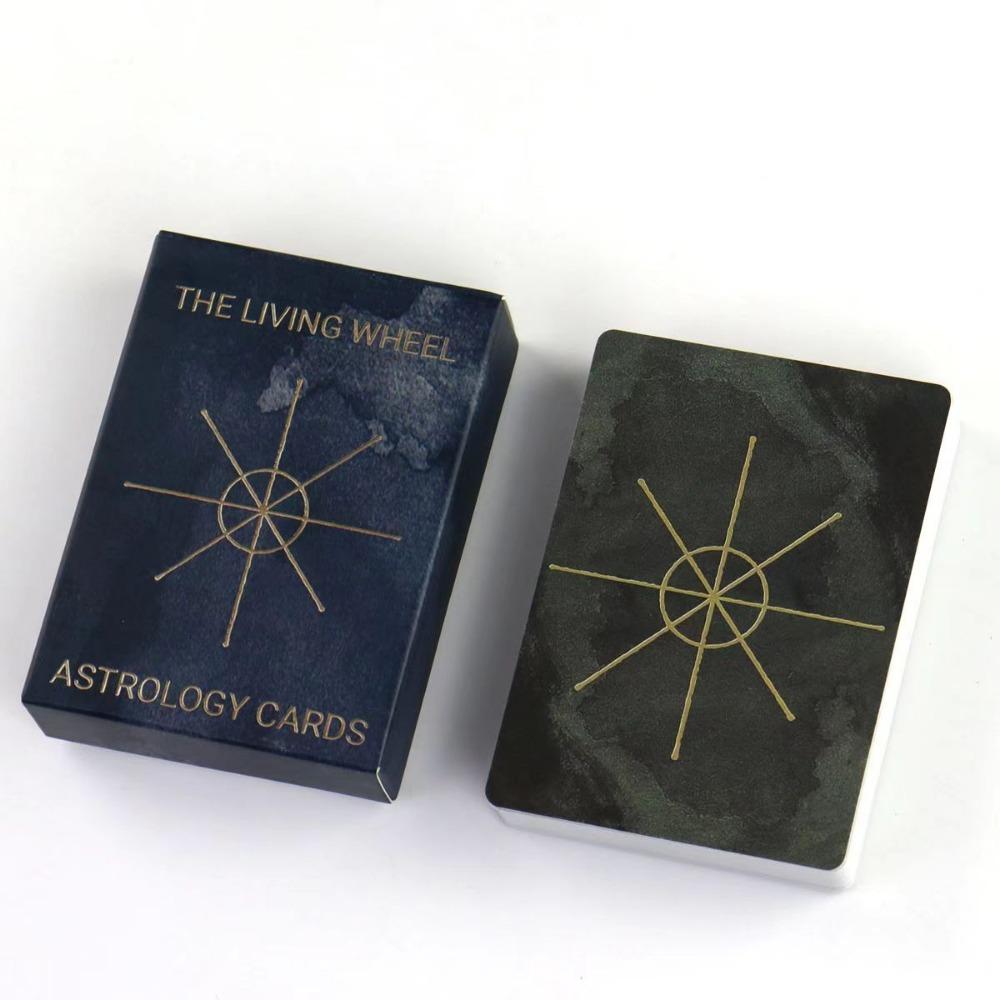 9*6cm Die Leben Rad Astrologie Karten 55 Pcs Oracle Karten