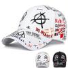 Unisex Colorful Eye Graffiti Print Baseball Caps Spring Autumn Outdoor Sunscreen Hat Adjustable Casual Trucker Hats
