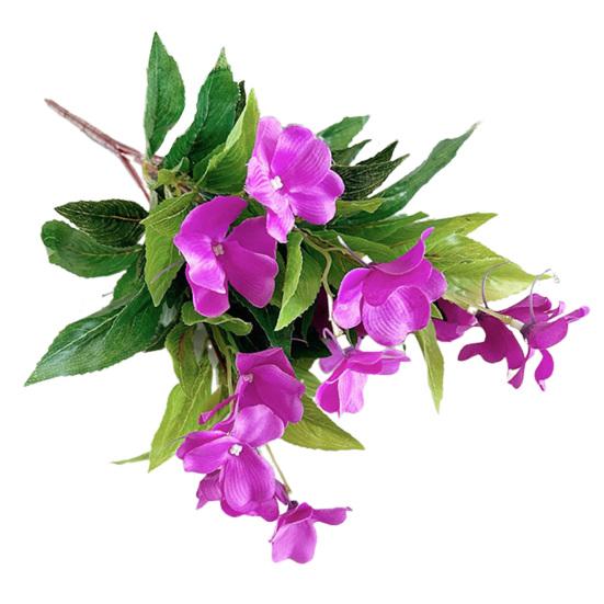 

Букет искусственных цветов Устойчивые к УФ-лучам Искусственные цветы Реалистичный Пучок искусственных цветов для Дома Офиса Гостиной Спальни Цветочные композиции фиолетовый