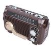 Solar Hand Crank Radio with Bluetooth Speaker Flashlight AM FM SW Water Proof Portable Emergency Radio for Indoor